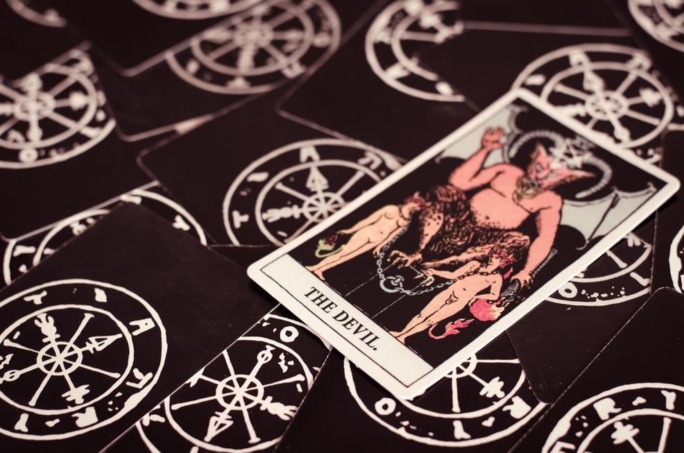 Card of Devil of the Tarot Card.